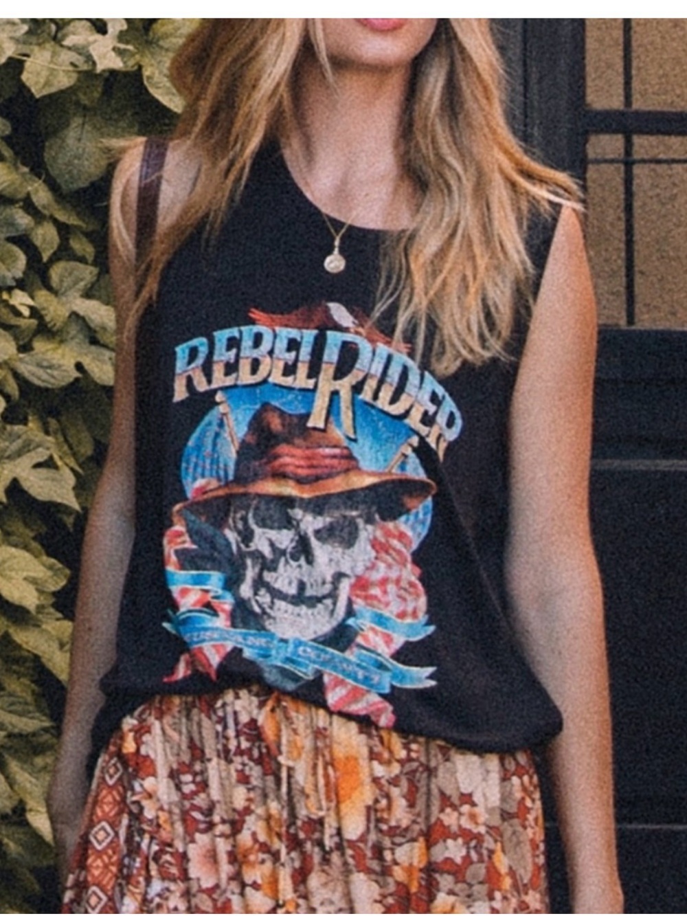 🌸Spell🌸 Rebel Rider Muscle Tank M - Picture 2 of 7